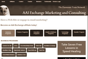 Website design and develoopment for AAI Exchange by Anthony White